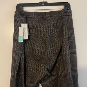 Women Plaid  Dress Pants